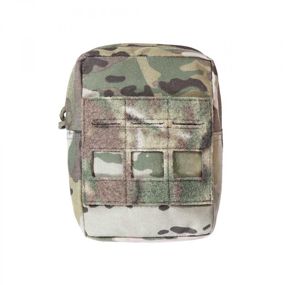 warrior laser cut Small Vertical Utility Pouch multicam