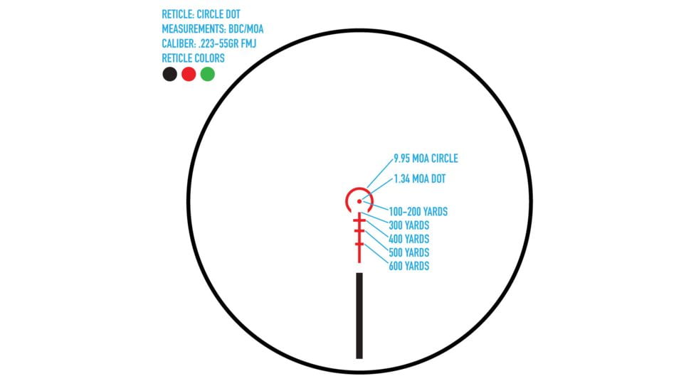 firefield ottica rapidstrike 1-6x24 riflescope kit black - Image 7